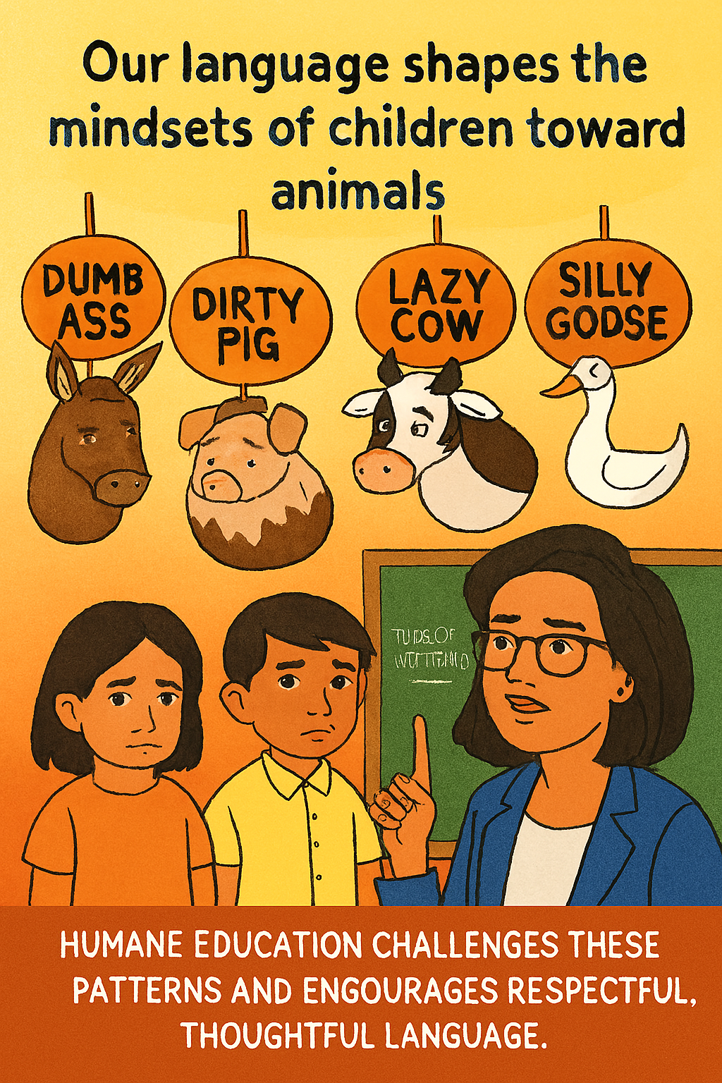Our Language Shapes the Mindsets of Children Toward Animals